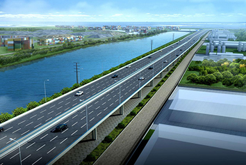 青岛疏港高架拓宽改造工程